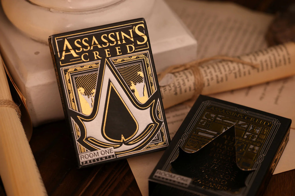 Assassin's Creed Legacy Playing Cards - WHITE/BLACK HIDDEN BLADE Edition