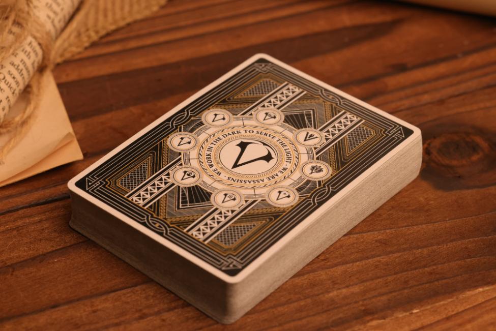 Assassin's Creed Legacy Playing Cards - WHITE/BLACK HIDDEN BLADE Edition