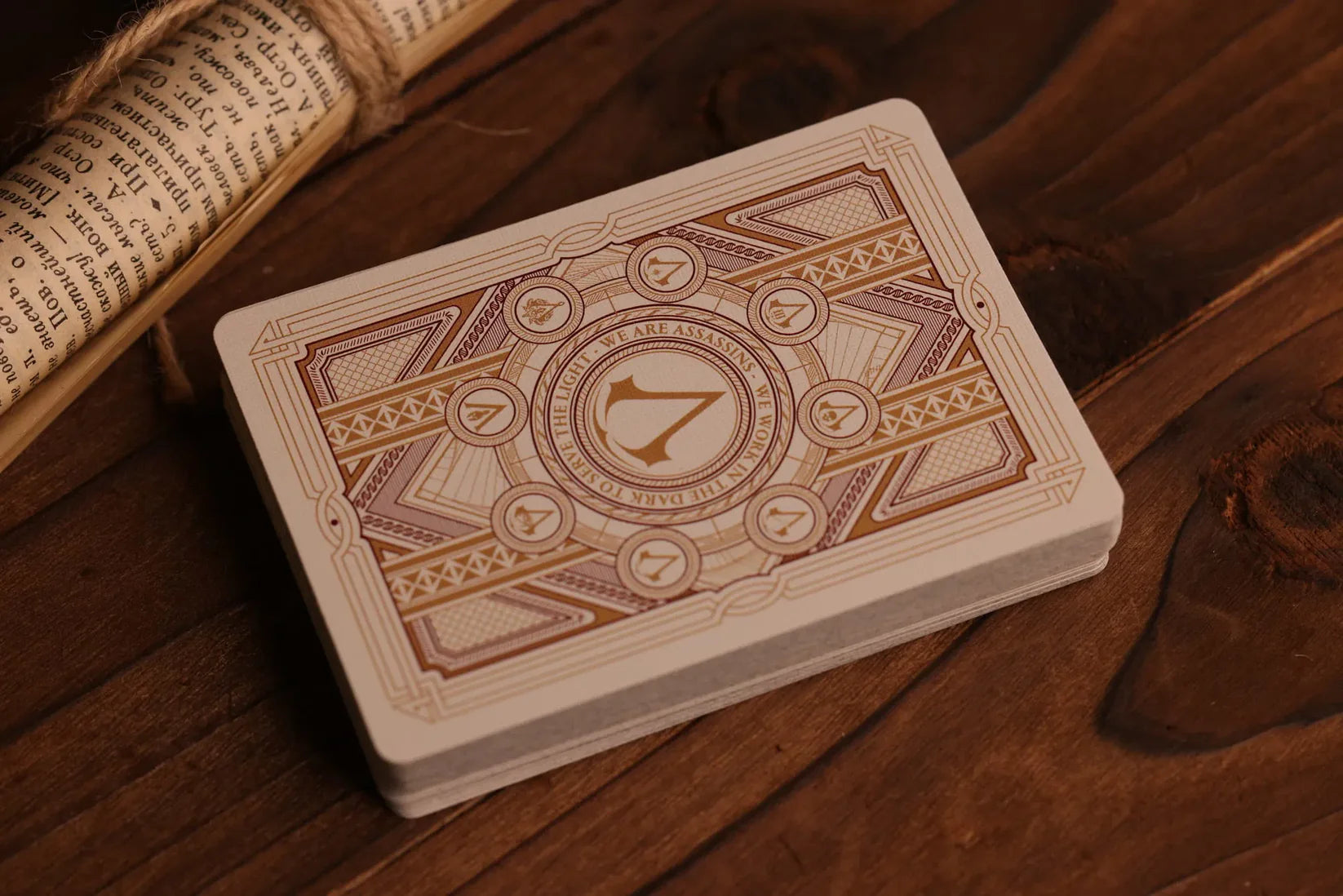 Assassin's Creed Legacy Playing Cards - WHITE/BLACK HIDDEN BLADE Edition