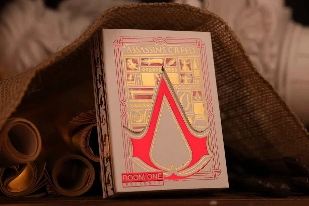 Assassin's Creed Legacy Playing Cards - WHITE/BLACK HIDDEN BLADE Edition
