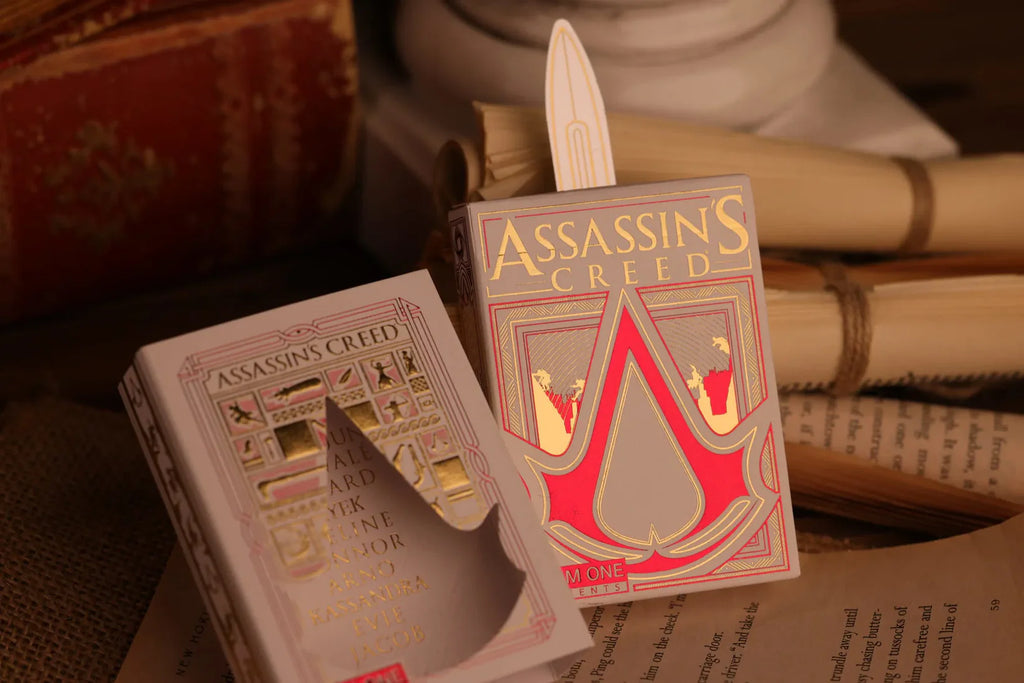 Assassin's Creed Legacy Playing Cards - WHITE/BLACK HIDDEN BLADE Edition