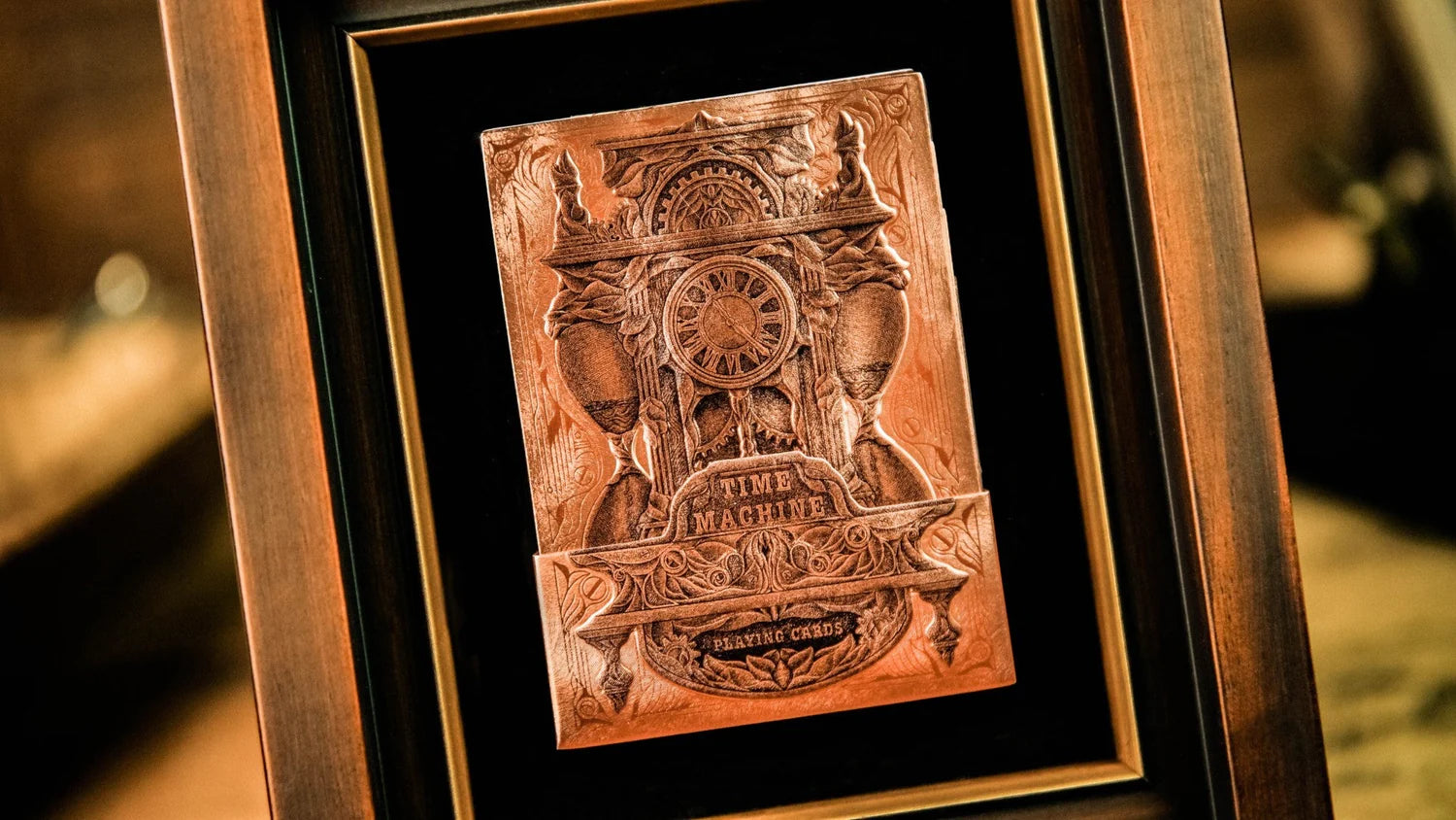 Time Machine Playing Cards by ARK-Wooden Frame Collector's Set