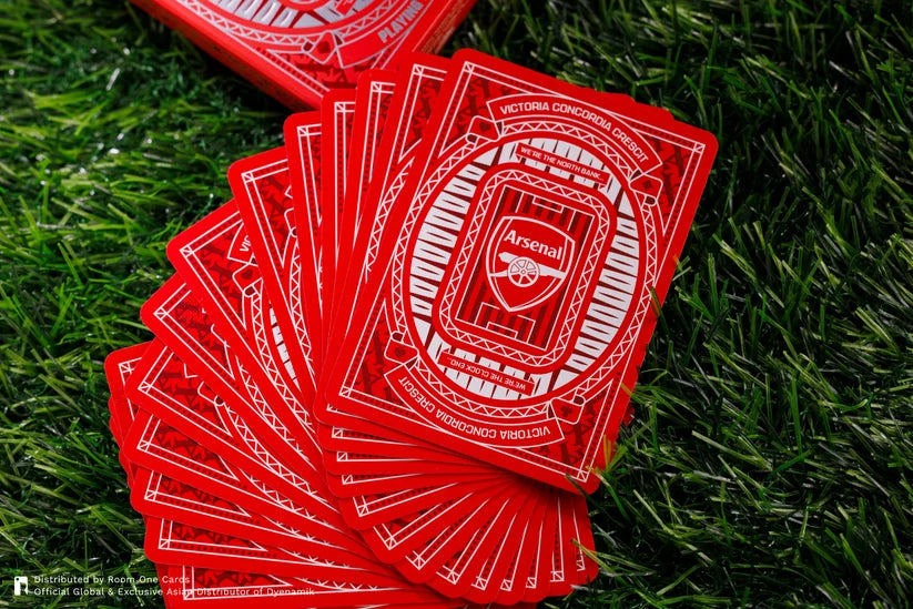 Arsenal Playing Cards - Arsenal FC Set （In Carat Cases）