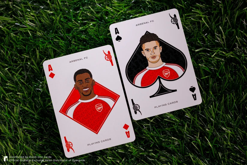 Arsenal Playing Cards - Arsenal FC Set （In Carat Cases）