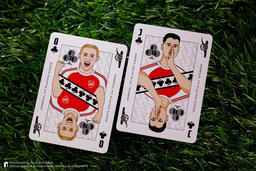 Arsenal Playing Cards - Arsenal FC Set （In Carat Cases）