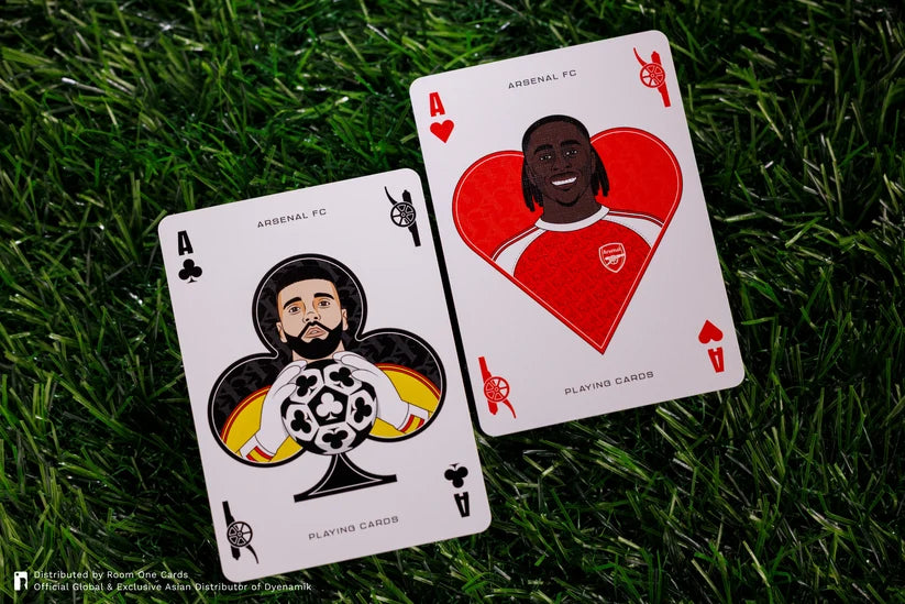 Arsenal Playing Cards - Arsenal FC Set （In Carat Cases）
