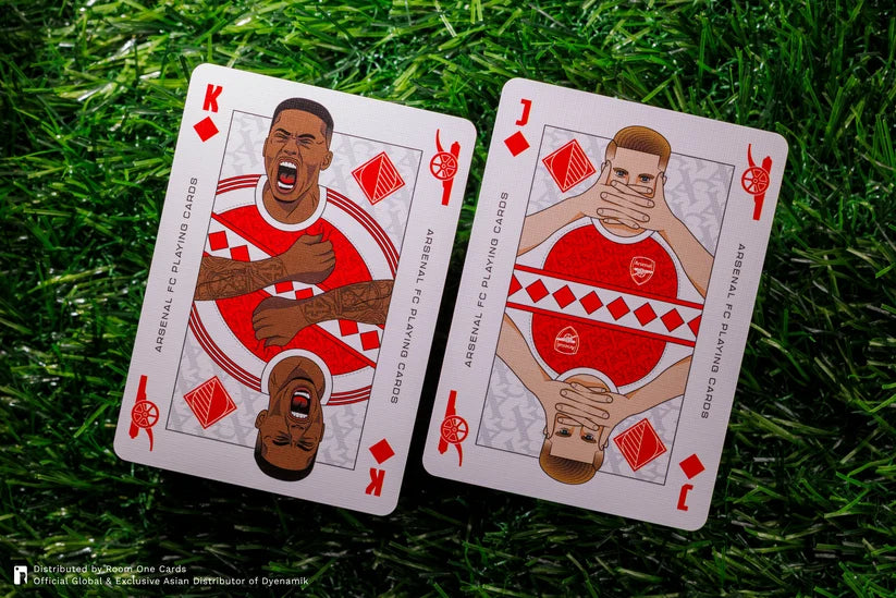 Arsenal Playing Cards - Arsenal FC Set （In Carat Cases）