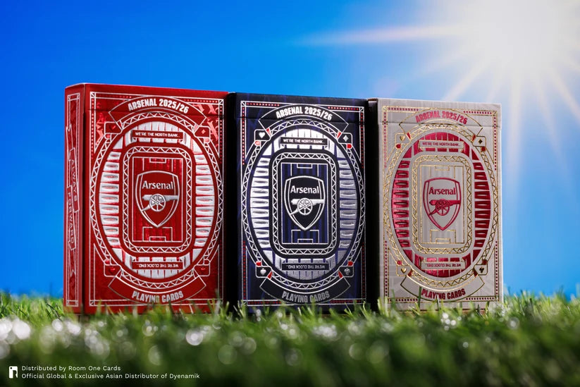 Arsenal Playing Cards - Arsenal FC Set （In Carat Cases）