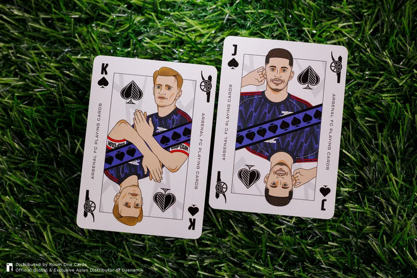 Arsenal Playing Cards - Arsenal FC Set （In Carat Cases）