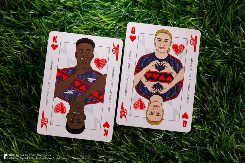 Arsenal Playing Cards - Arsenal FC Set （In Carat Cases）