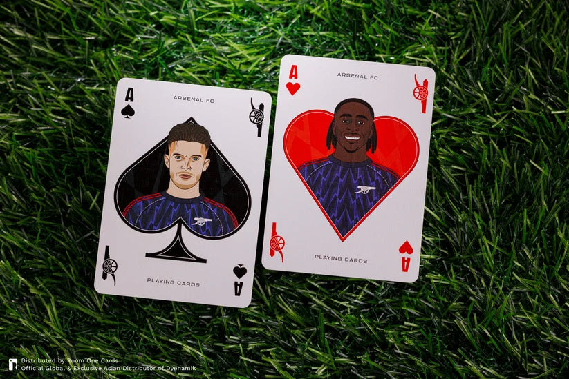 Arsenal Playing Cards - Arsenal FC Set （In Carat Cases）