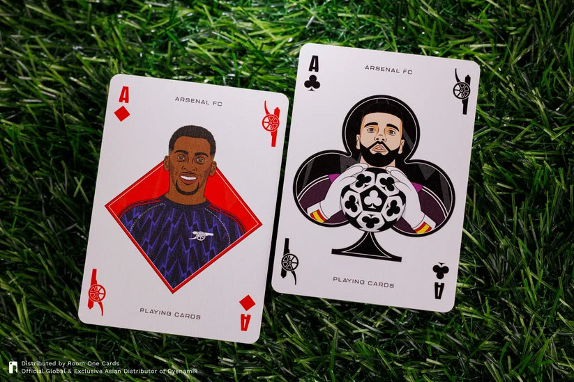 Arsenal Playing Cards - Arsenal FC Set （In Carat Cases）