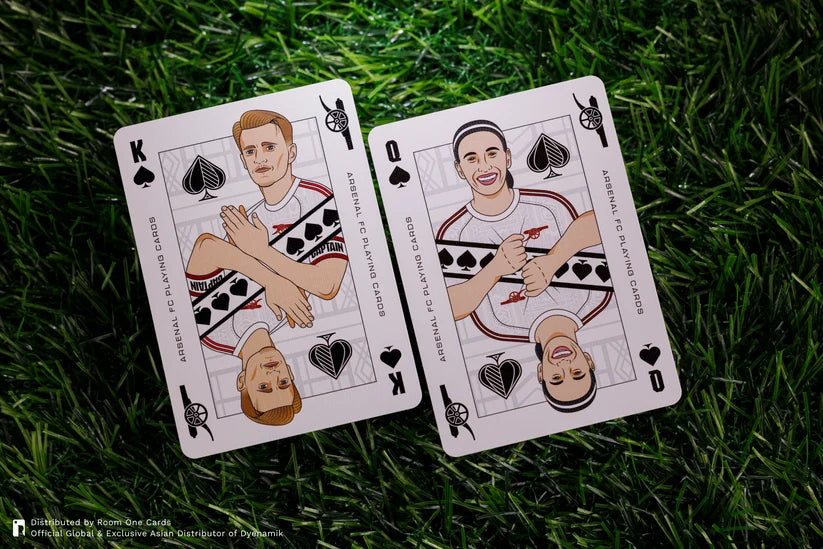 Arsenal Playing Cards - Arsenal FC Set （In Carat Cases）
