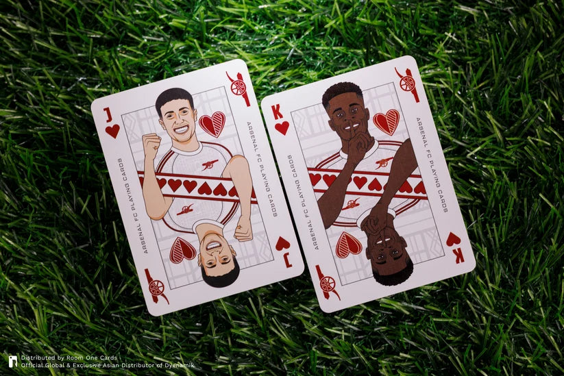 Arsenal Playing Cards - Arsenal FC Set （In Carat Cases）