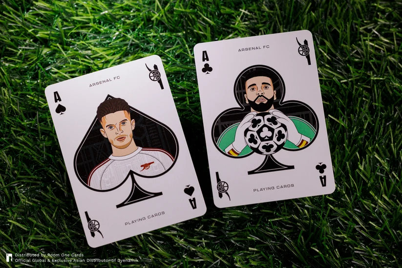 Arsenal Playing Cards - Arsenal FC Set （In Carat Cases）