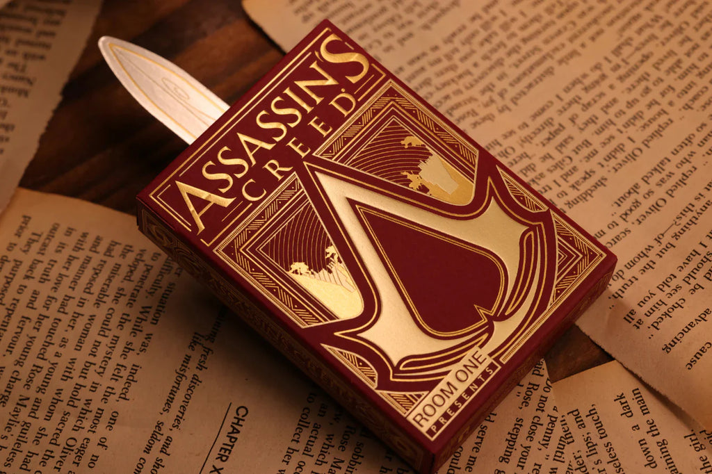 Assassin's Creed Legacy Ver. II Garnet Hidden Blade Edition Playing Cards by Room One