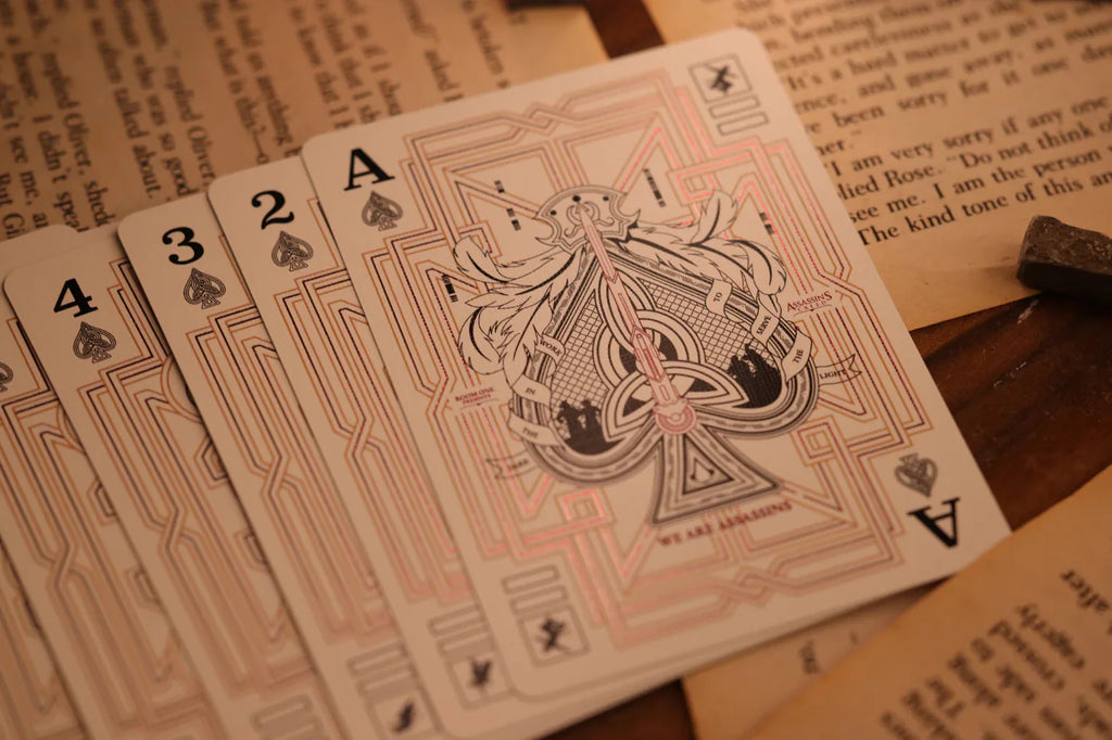 Assassin's Creed Legacy Ver. II Garnet Hidden Blade Edition Playing Cards by Room One