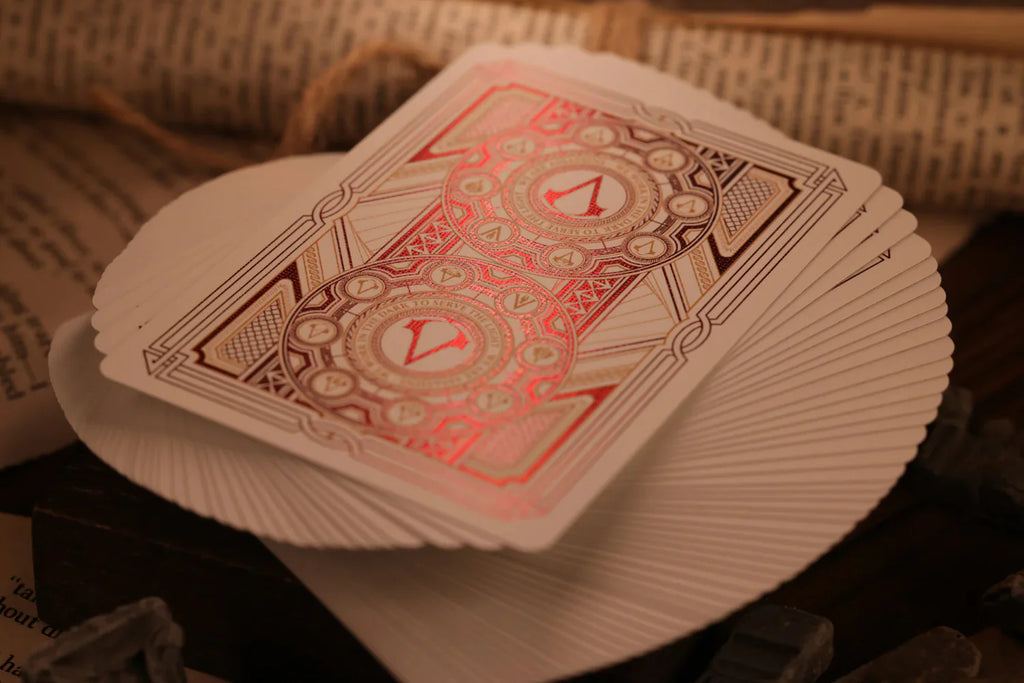 Assassin's Creed Legacy Ver. II Garnet Hidden Blade Edition Playing Cards by Room One