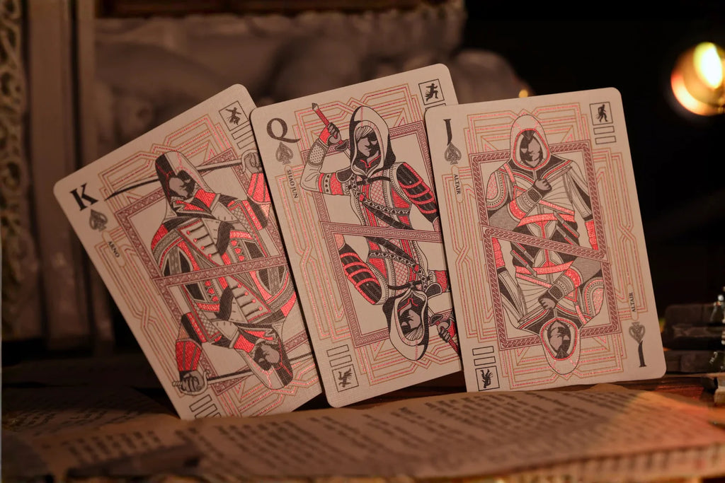 Assassin's Creed Legacy Ver. II Garnet Hidden Blade Edition Playing Cards by Room One