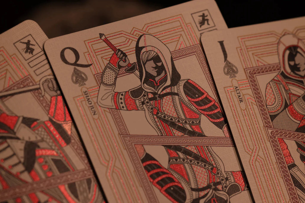 Assassin's Creed Legacy Ver. II Garnet Hidden Blade Edition Playing Cards by Room One