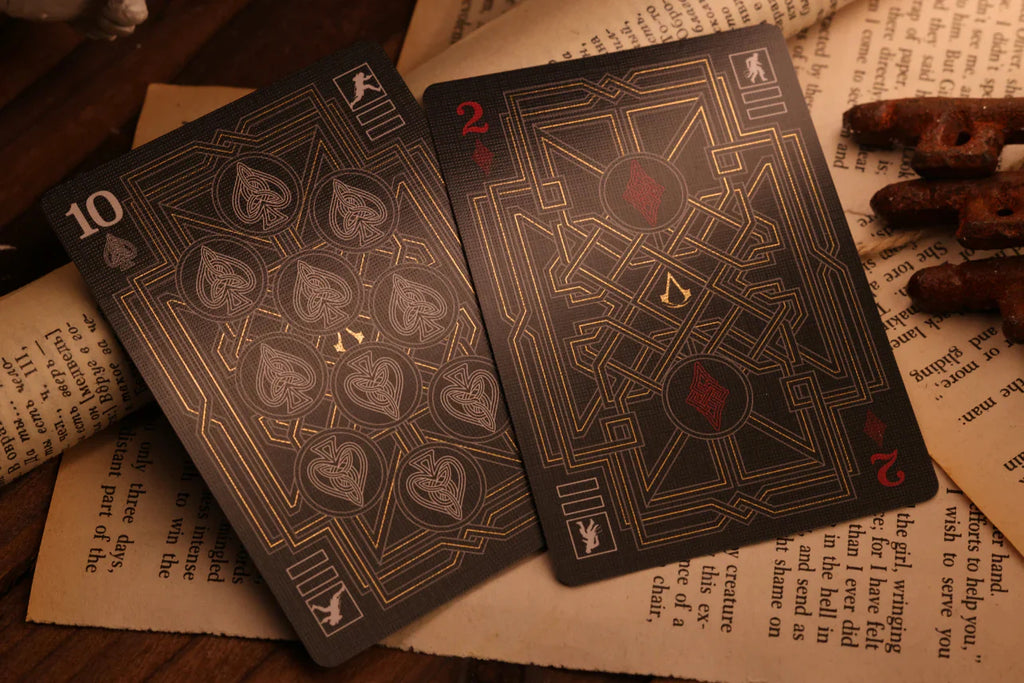 Assassin's Creed Legacy Ver. II Onyx Hidden Blade Edition Playing Cards by Room One
