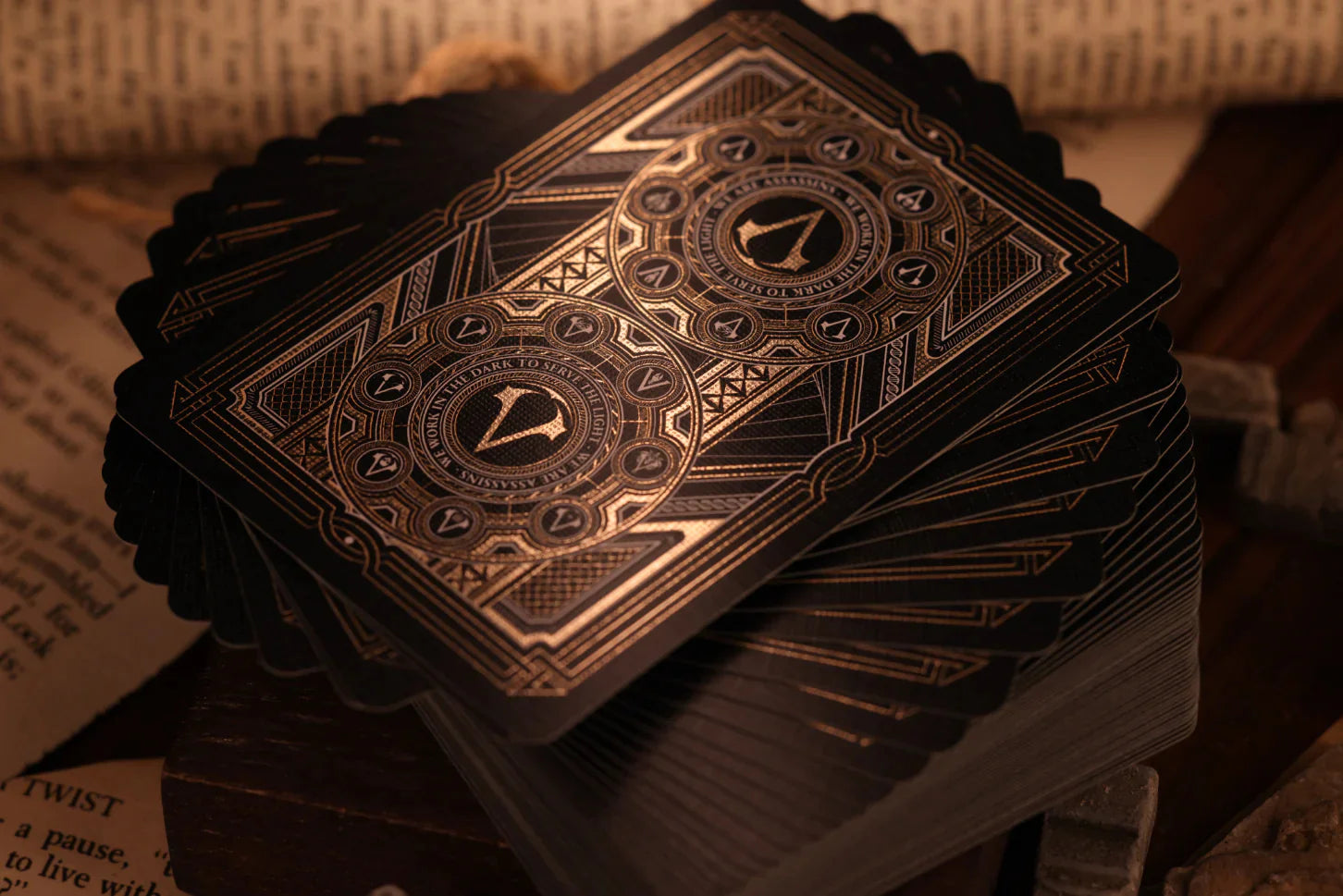 Assassin's Creed Legacy Ver. II Onyx Hidden Blade Edition Playing Cards by Room One