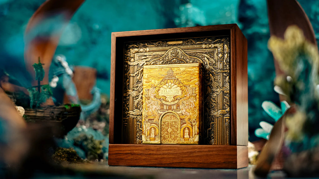 Atlantis Playing Cards by ARK— Collection Walnut Box Set