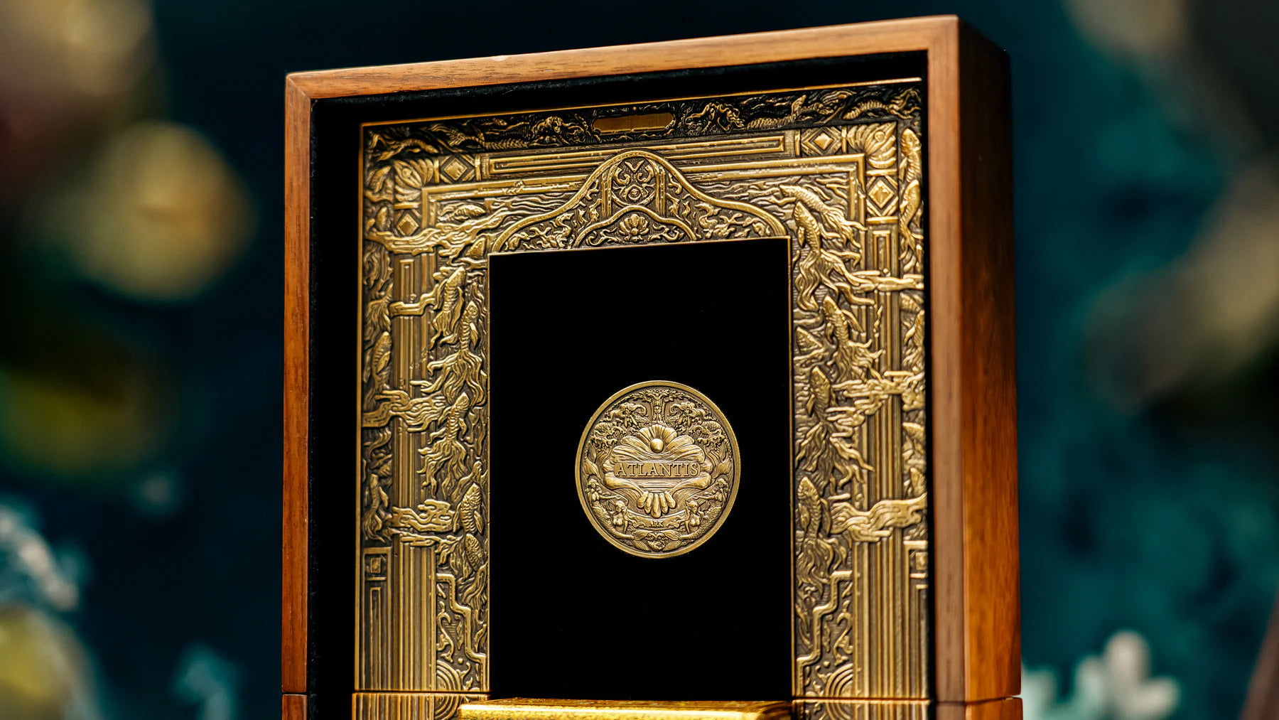 Atlantis Playing Cards by ARK— Collection Walnut Box Set