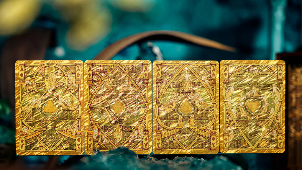 Atlantis Playing Cards by ARK— Collection Walnut Box Set