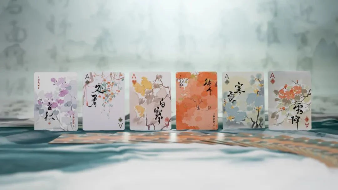 24 Solar Terms Four Seasons Playing Cards