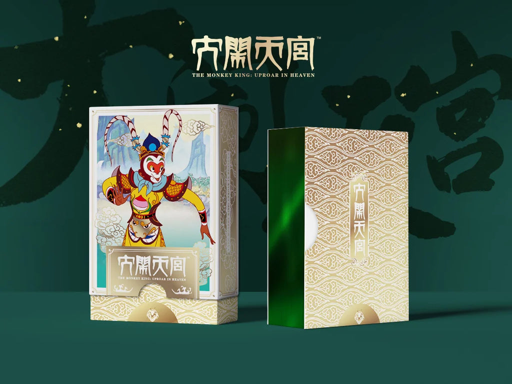 Black Gold Boxset (3 Gilded-Edged Decks) -The Monkey King : Havoc in Heaven Playing Cards by TCC