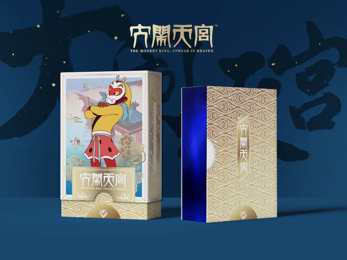 Black Gold Boxset (3 Gilded-Edged Decks) -The Monkey King : Havoc in Heaven Playing Cards by TCC