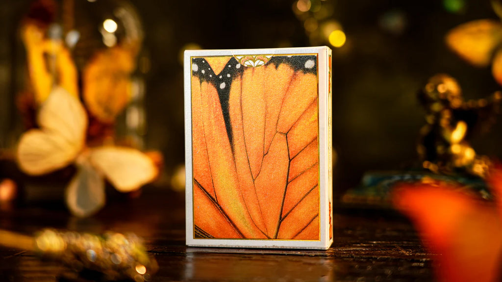 Amber Golden Morpho Playing Cards by TCC Fashion