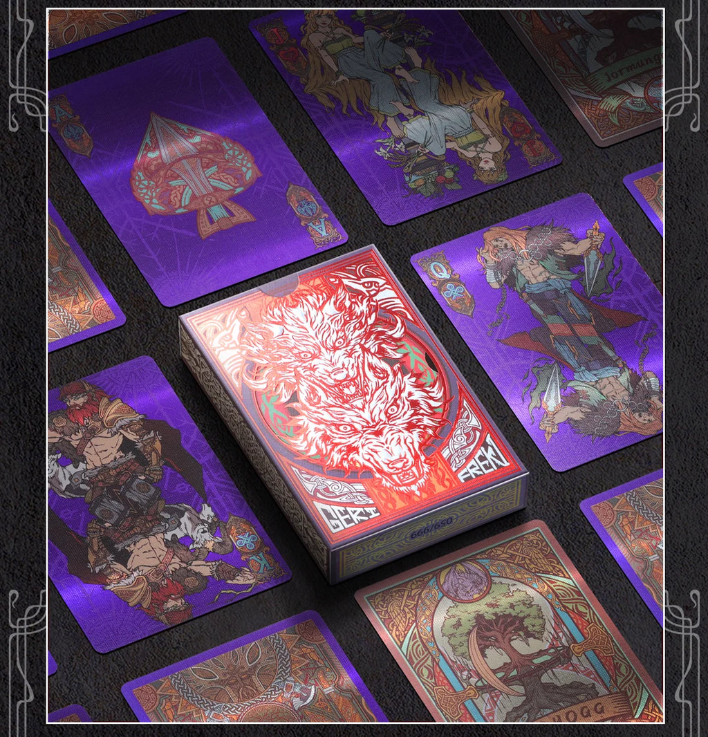 The Norse Myths Series Fenrir Playing Cards