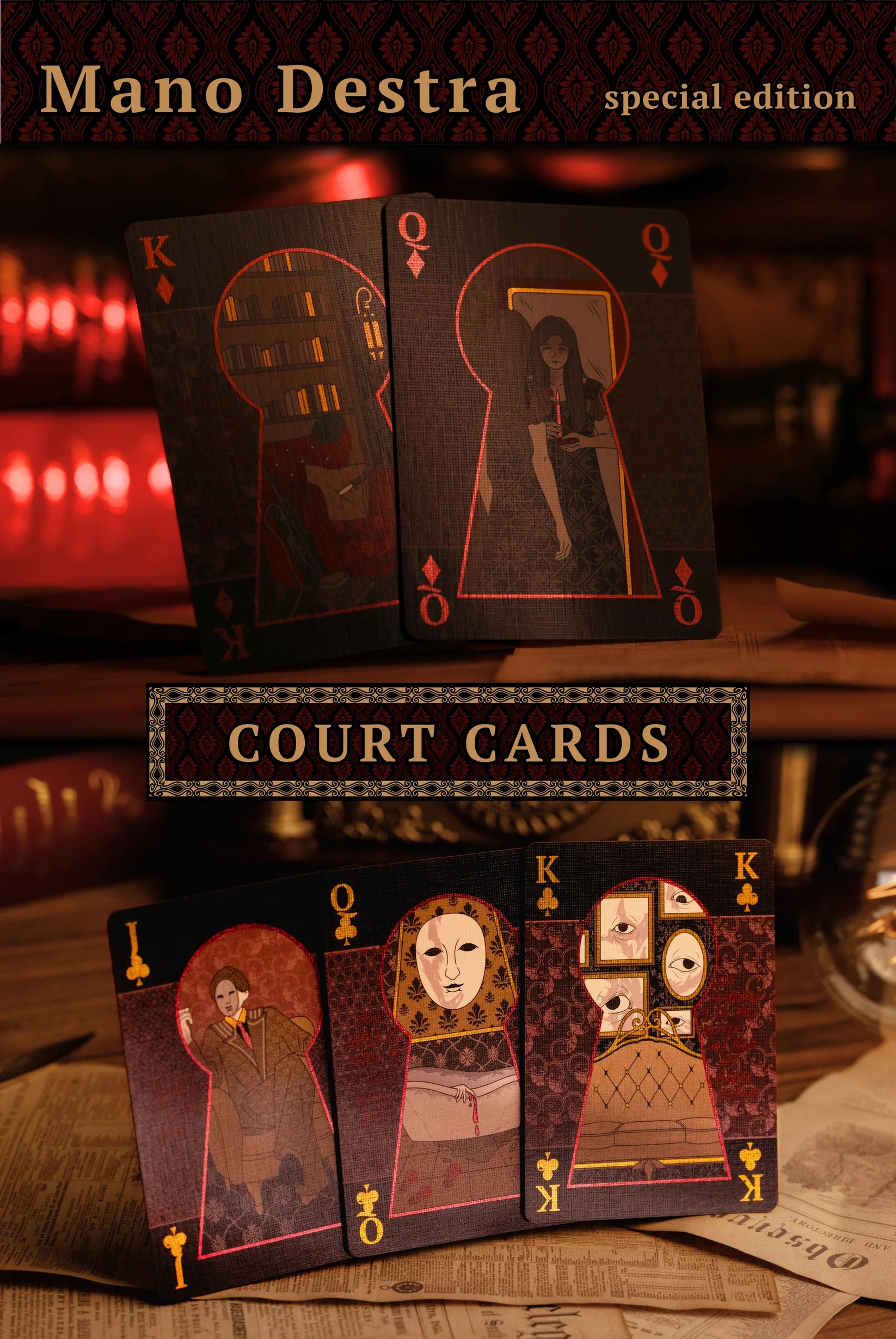 Hotel Fur Elise Playing Cards - Half-Brick Set