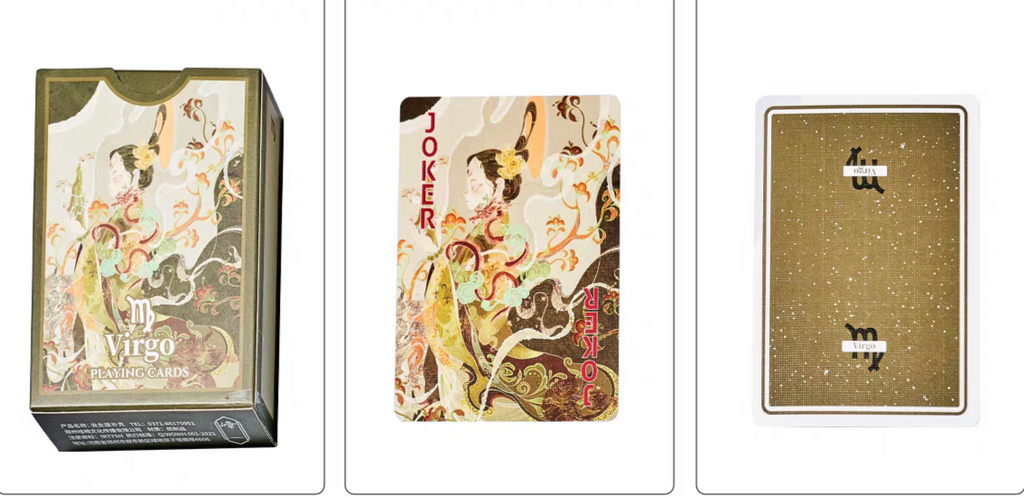 12 Zodiac Signs Playing Cards