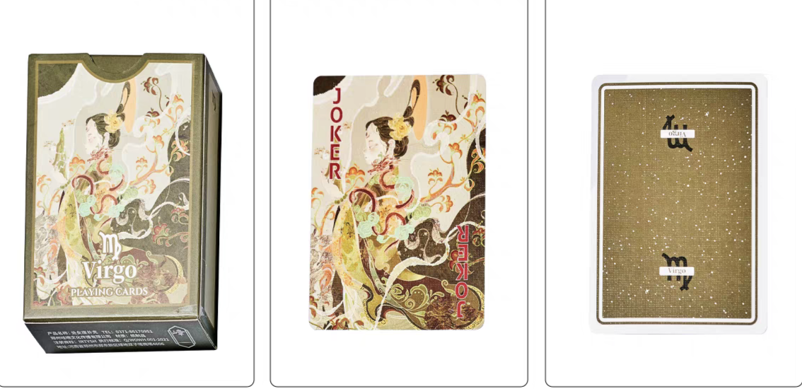 12 Zodiac Signs Playing Cards