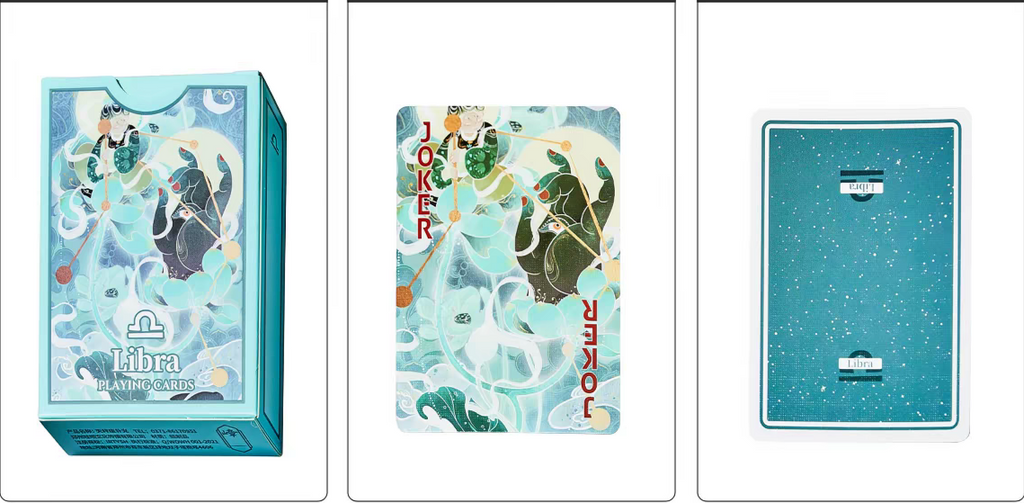 12 Zodiac Signs Playing Cards