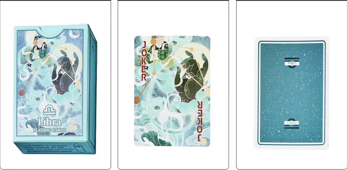 12 Zodiac Signs Playing Cards