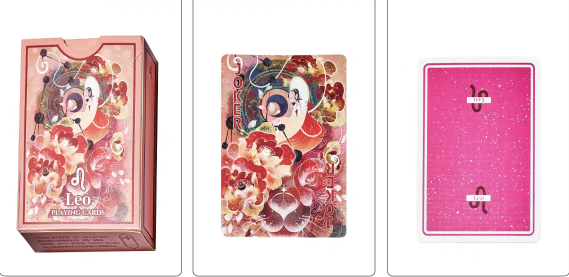 12 Zodiac Signs Playing Cards