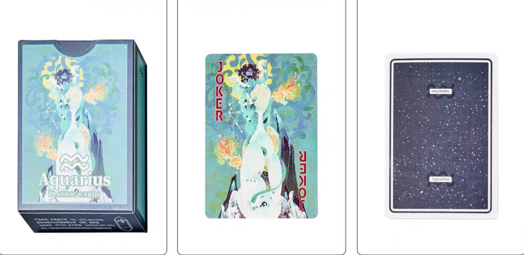 12 Zodiac Signs Playing Cards
