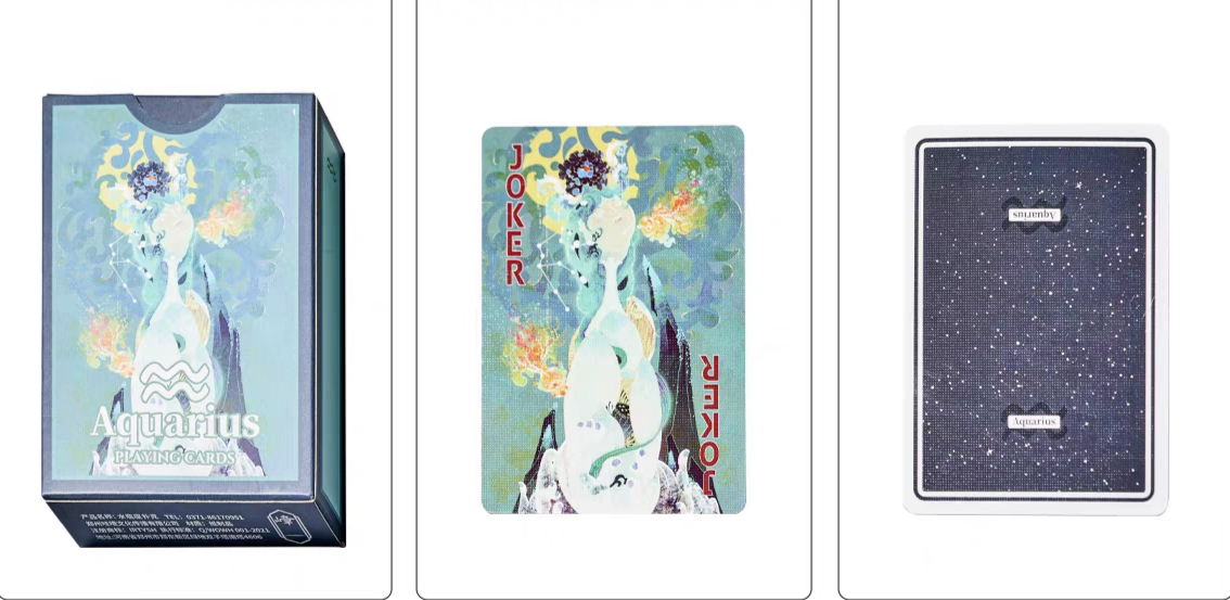 12 Zodiac Signs Playing Cards