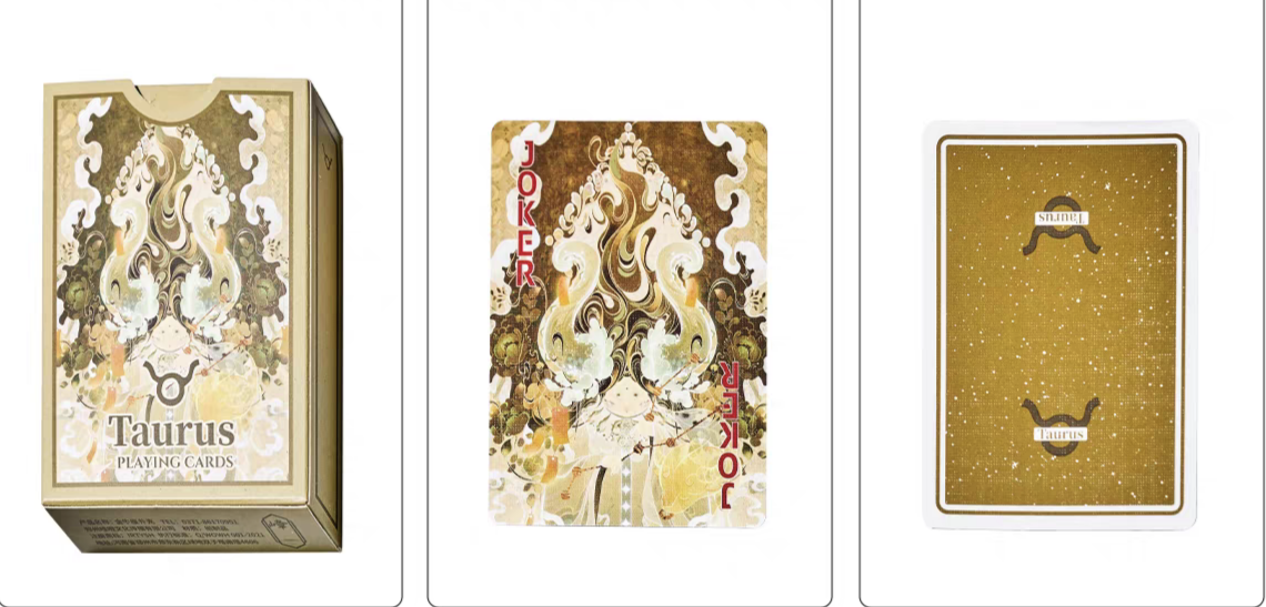 12 Zodiac Signs Playing Cards
