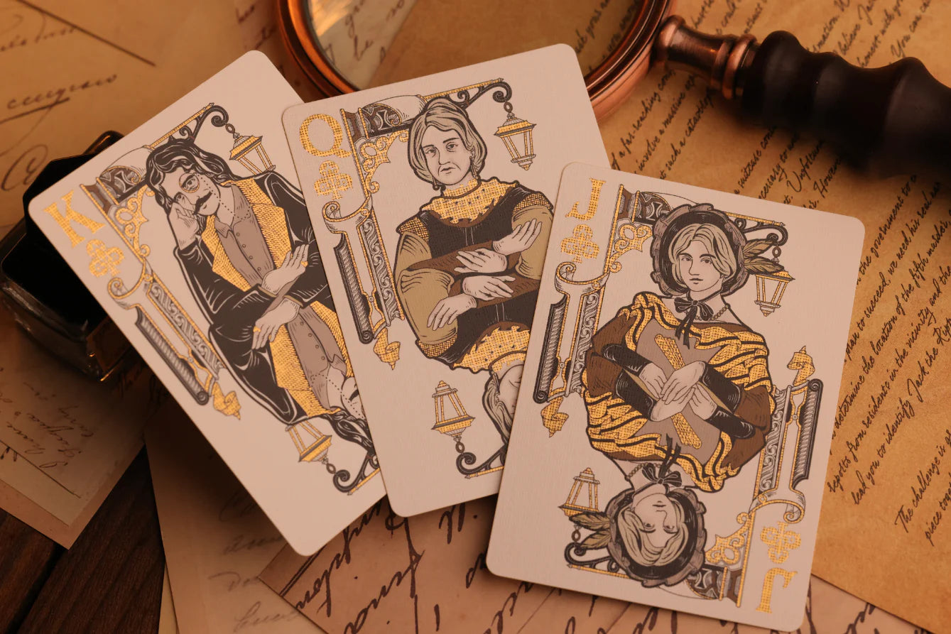 Jack the Ripper & Sherlock Holmes Playing Cards | Castling Edition