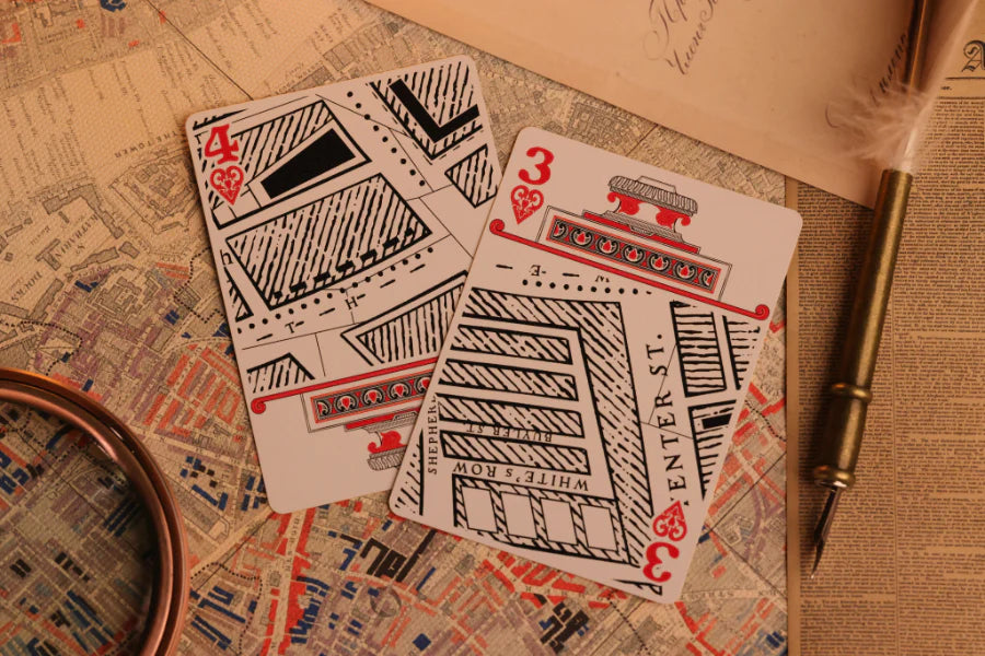 Jack the Ripper & Sherlock Holmes Playing Cards - Half-Brick Set