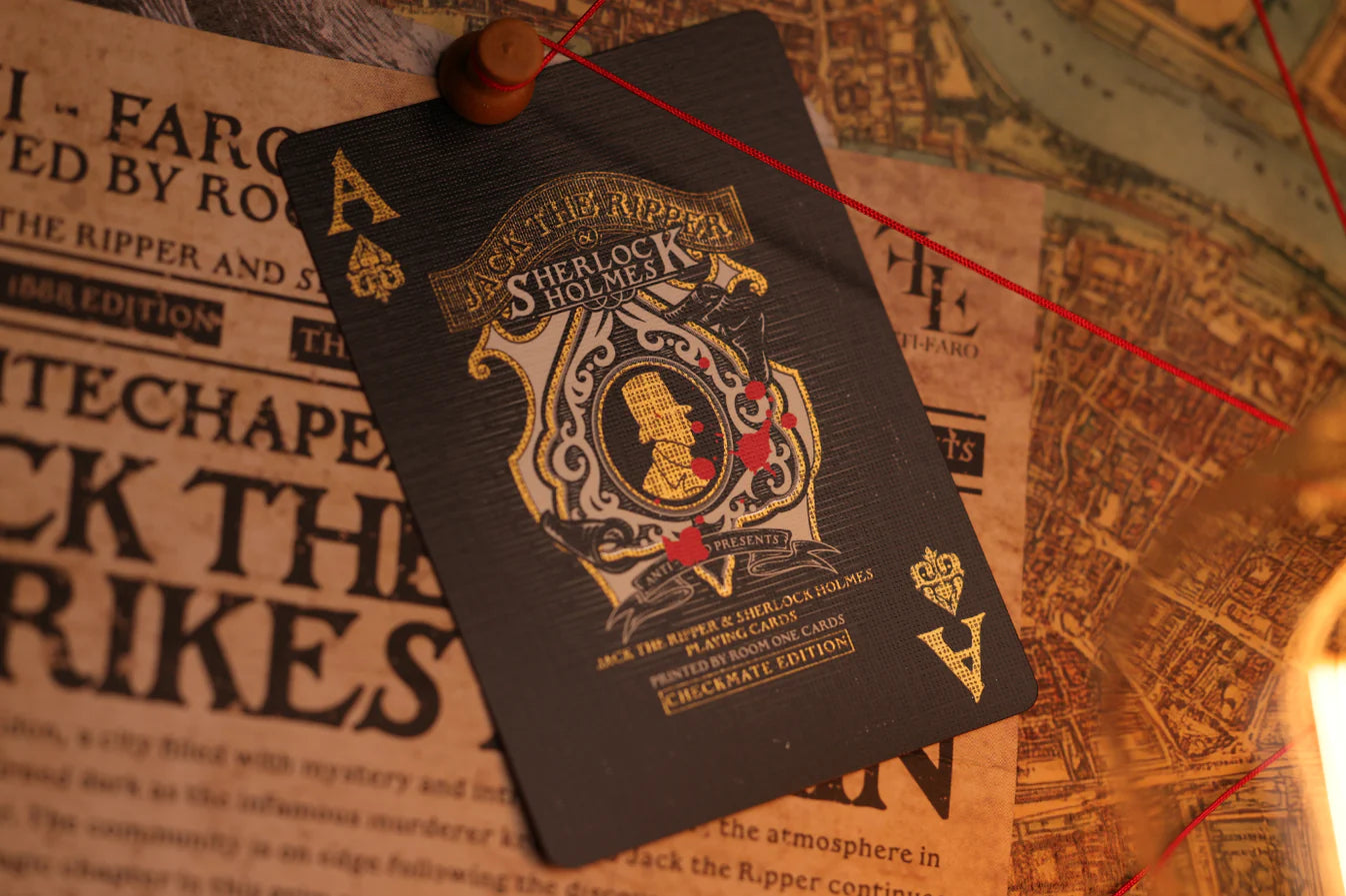 Jack the Ripper & Sherlock Holmes Playing Cards - Checkmate Edition