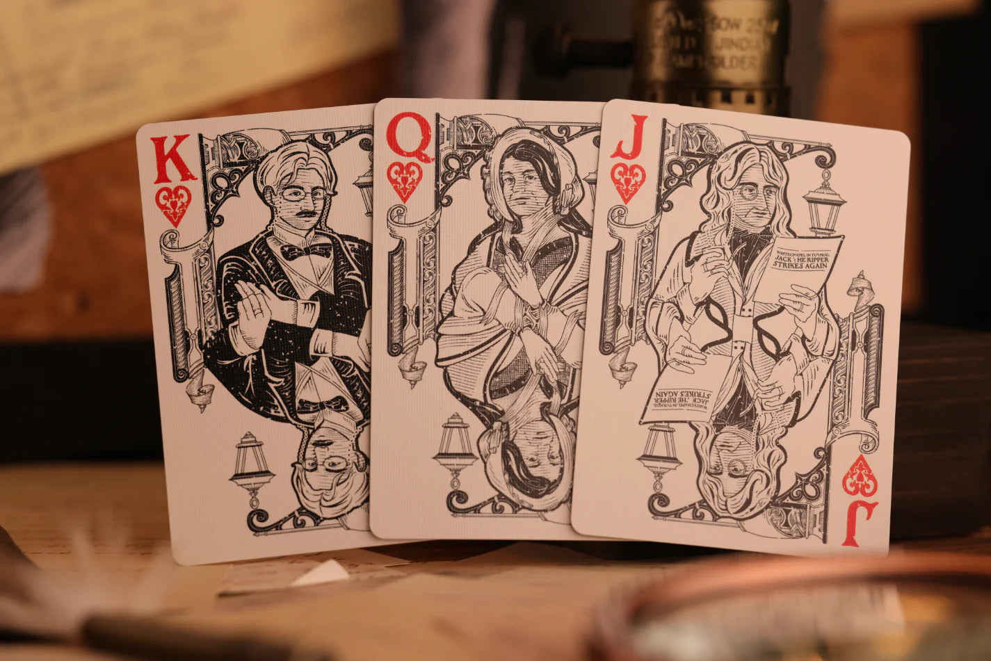 Jack the Ripper & Sherlock Holmes Playing Cards - Collector Set