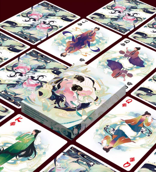 Flower Moon V2 Lotus Playing Cards