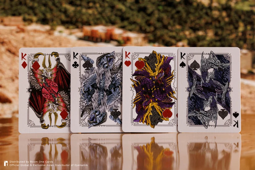 DYENAMIK Monster Hunter Playing Cards - Collectors Edition Red