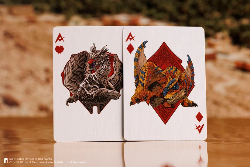 DYENAMIK Monster Hunter Playing Cards - Collectors Edition Green